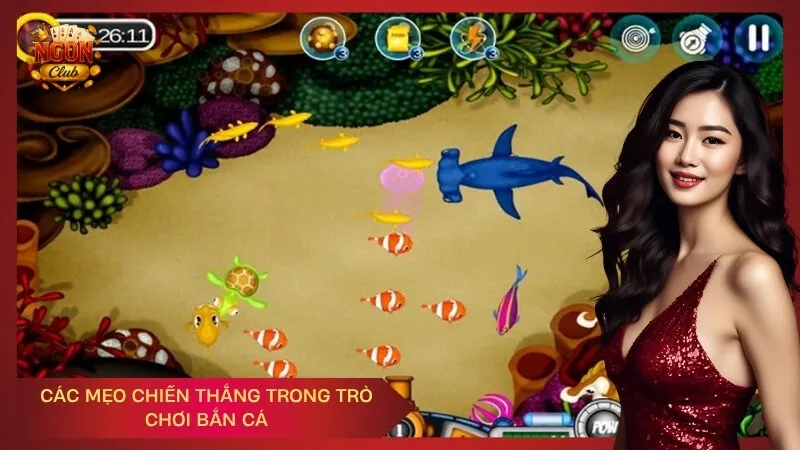 Các mẹo chiến thắng trong trò chơi bắn cá