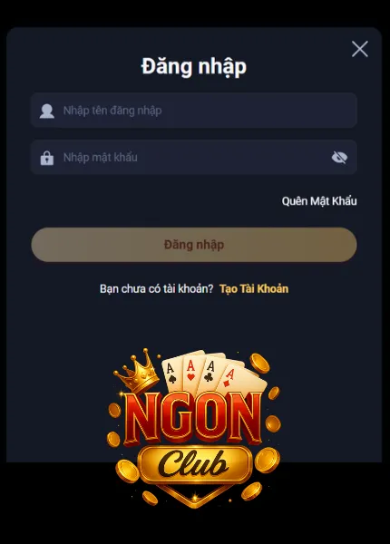 cách đăng nhập Ngonclub
